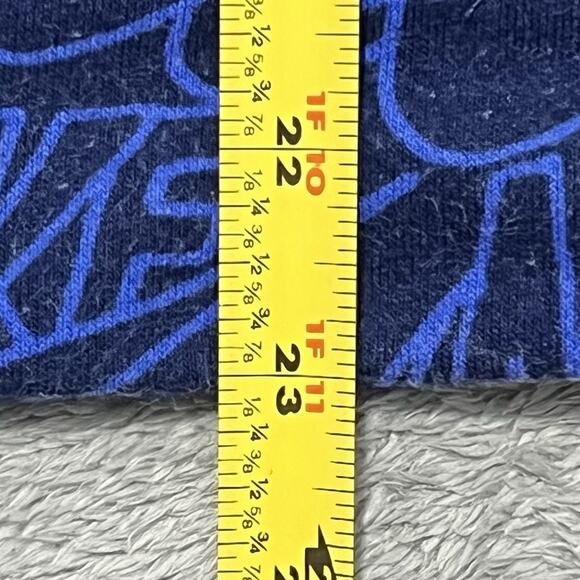 Nike Hoodie Boys XL Blue All Over Print AOP Zip Pocket Pullover Sweatshirt - Picture 6 of 13